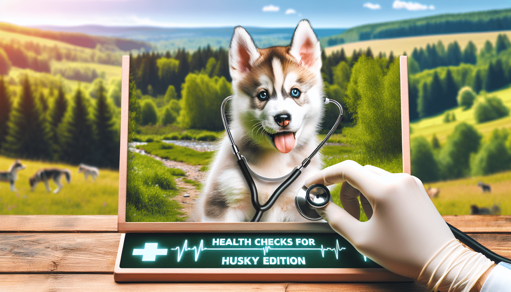 husky puppy health checks