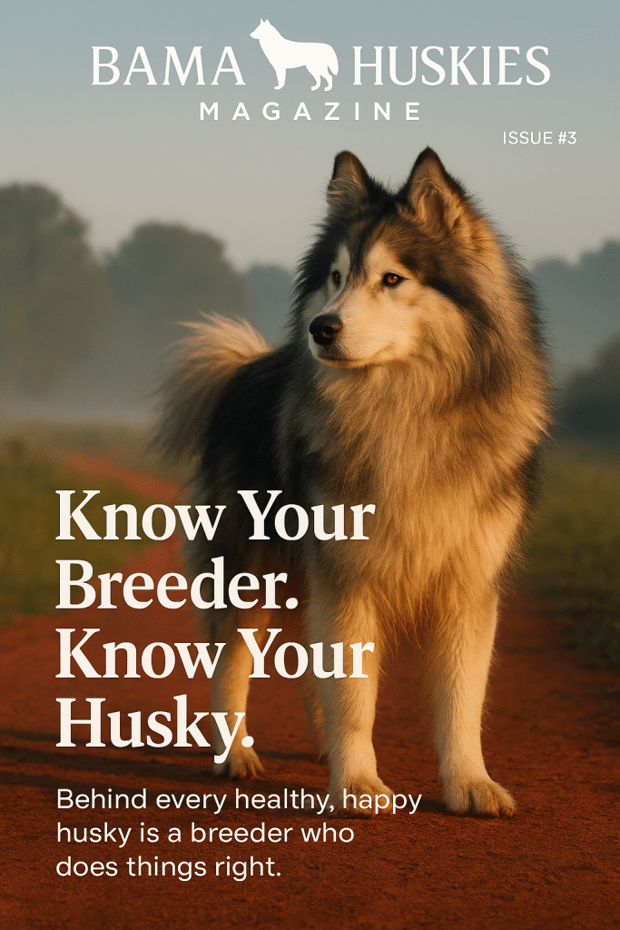 know your husky breeder